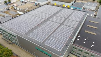 Zonnedak op productielocatie Klingele