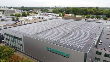 Zonnedak op productielocatie Klingele