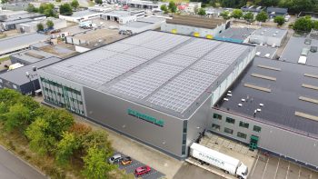 Zonnedak op productielocatie Klingele