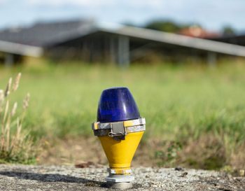 Zonnepark van GroenLeven op Groningen Airport Eelde