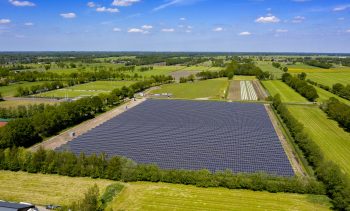 zonnepark ureterp vogelvlucht