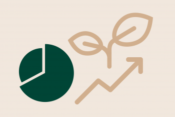 Visualisatie van groei duurzame energie