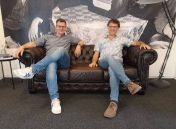 Tjibbe tijdens Energize podcast