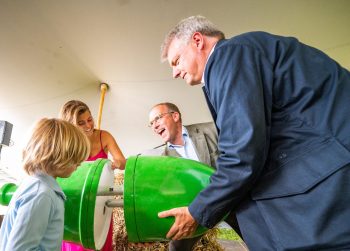 Officiële opening zonnepark Leeuwenhorsterhoek, Noordwijkerhout