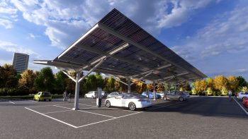 Zonnecarport personenwagens