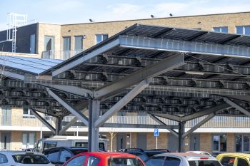 Zonnecarport Wattco Houten