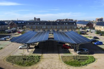 Zonnecarport Wattco Houten